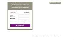Desktop Screenshot of chatfemmelesbienne.com
