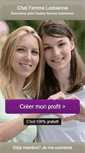 Mobile Screenshot of chatfemmelesbienne.com
