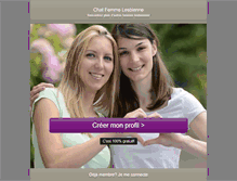 Tablet Screenshot of chatfemmelesbienne.com